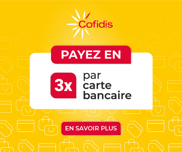 Payez en 3 fois par carte bancaire avec frais