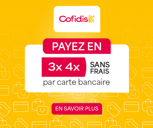 Payez en 3 fois ou 4 fois par carte bancaire sans frais